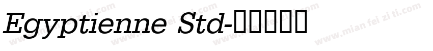 Egyptienne Std字体转换